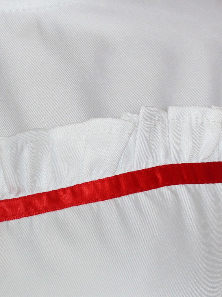 Weiß 1940er Annabelle Puppe Inspiriertes Kleid