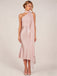 Orange & Rosa 30er Satin-Schal mit One-Shoulder