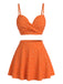 Tankini-Set mit Polka-Dots und Bügeln aus den 1950er Jahren, 6er-Set