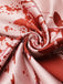 30er Satin-Maxikleid mit Spinnennetz und Wasserfallausschnitt