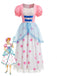Rosa 1940er Bo Gucken Cosplay Puffärmel Polka Punkt Kleid