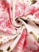 Rosa 40er Kleid mit Neckholder und Blumen