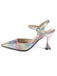 Retro Pumps mit Knöchelriemen und Gradient
