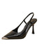 Pumps mit Spitz und Slingback