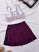 Rosa 50er Tankini-Set mit Rüschen und Kordelzug