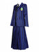 Blau 1940er Streifen Wednesday Addams Uniform Set