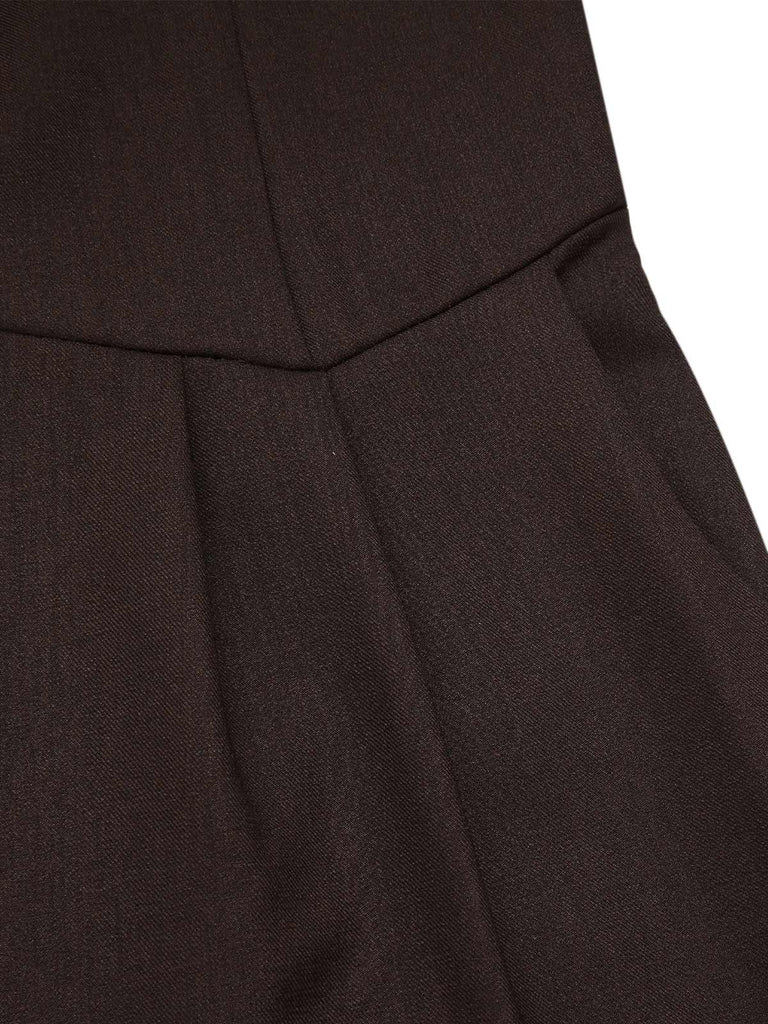 Dunkelbraun 1950er Taste Latzhose