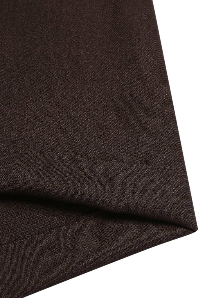 Dunkelbraun 1950er Taste Latzhose