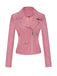 1980er Solide Revers Ssuede Leder Jacke