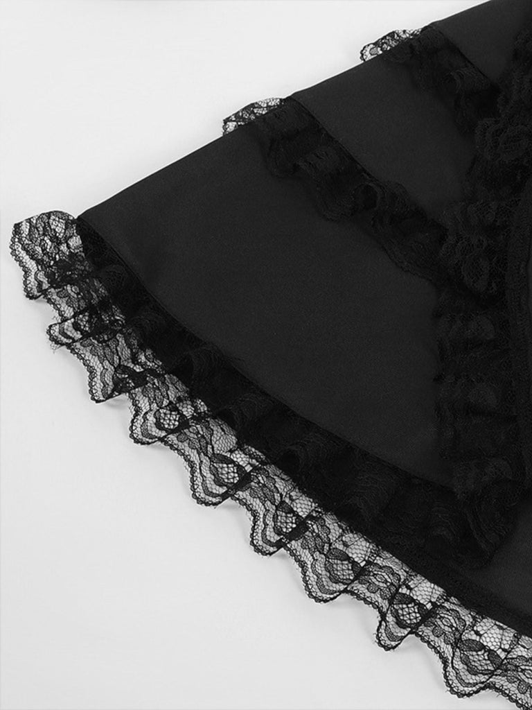 1950er Revers Zweireihig Geschichtet Gerockt Jacke