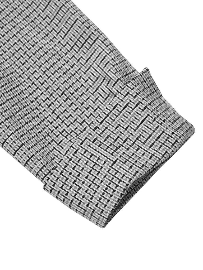 1950er Hahnentrittmuster Abnehmbar Bogen Kleid