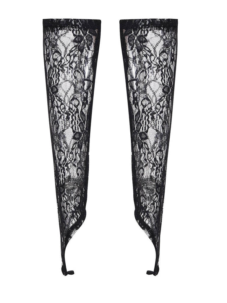 Rot 1970er Schläger Trägerlos Spitze Hoch-Tief Saum Kleid