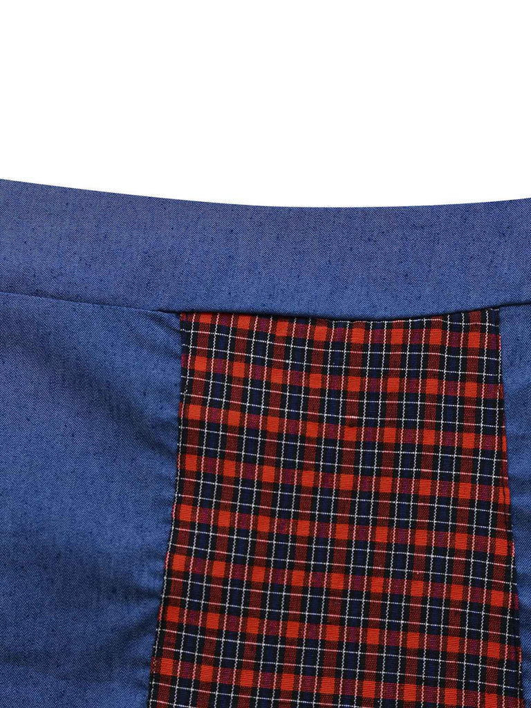 2PCS Braun 1960er Halloween Vogelscheuche Set