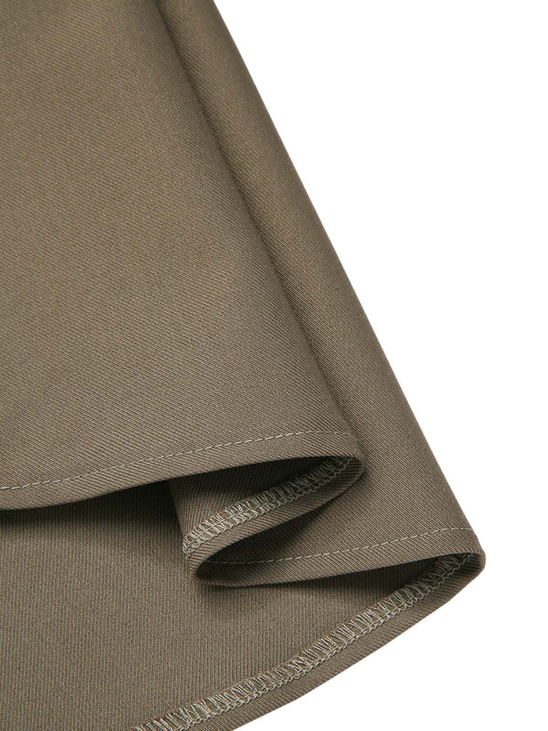 [Vorverkauf] Schwarz 1930er Schulterfrei Stricken Gürtel Meerjungfrauenkleid