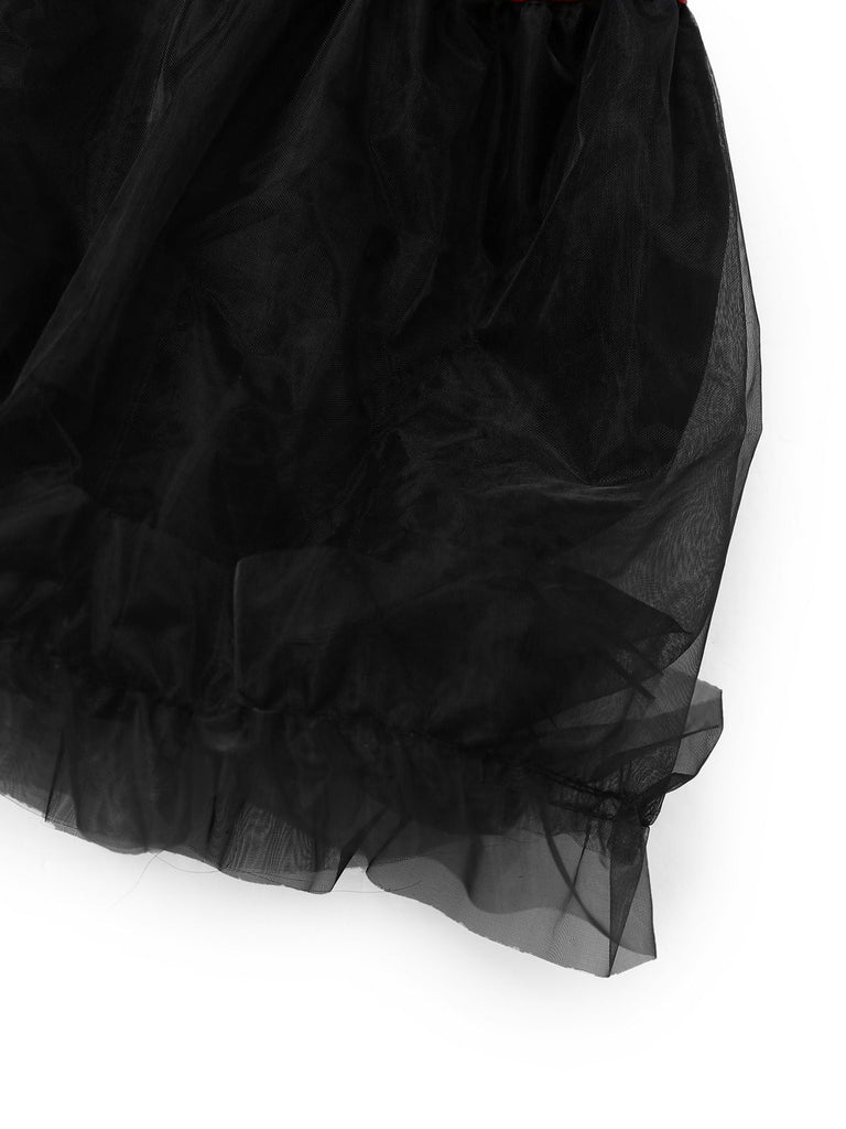 Rot 1960er Miraculous Bubble Cosplay Kostüm Set