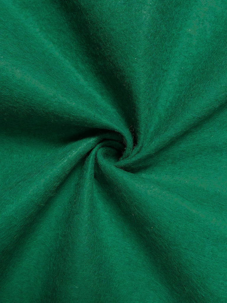 Grün 1950er Weihnachtsbaum 3D Verziert Kap Mit Kapuze