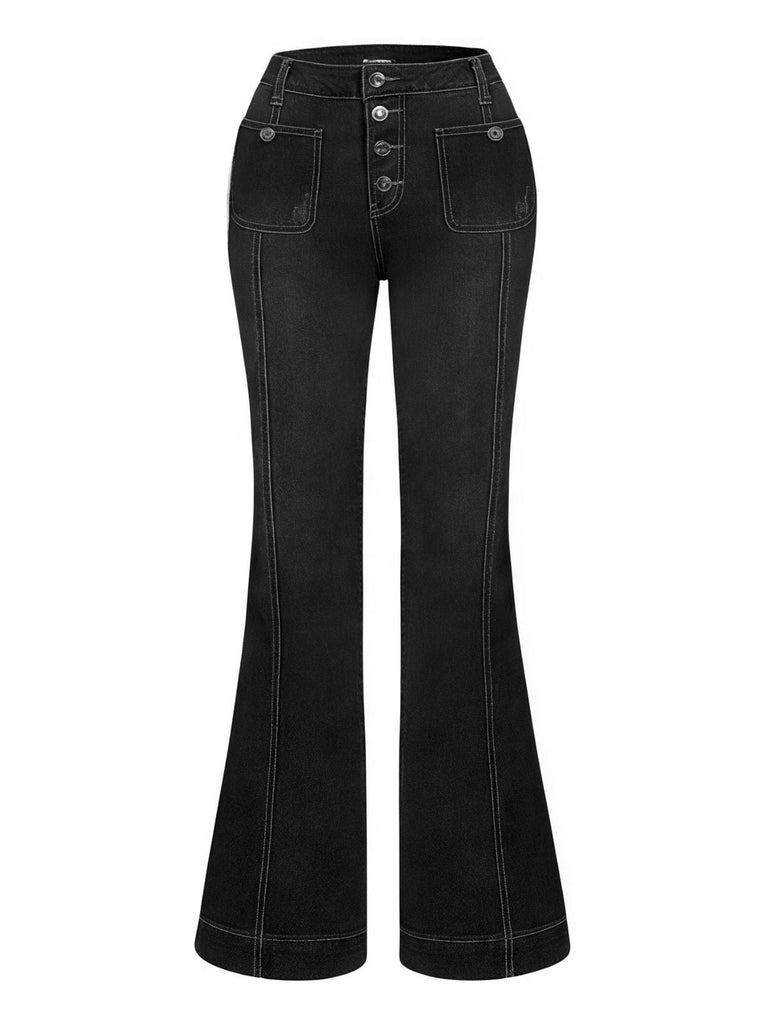 1950er Denim Ausgestellt Taschen Lange Jeans