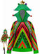 1970er Bunt Weihnachtsbaum 3D Verziert Hoodie Pullover