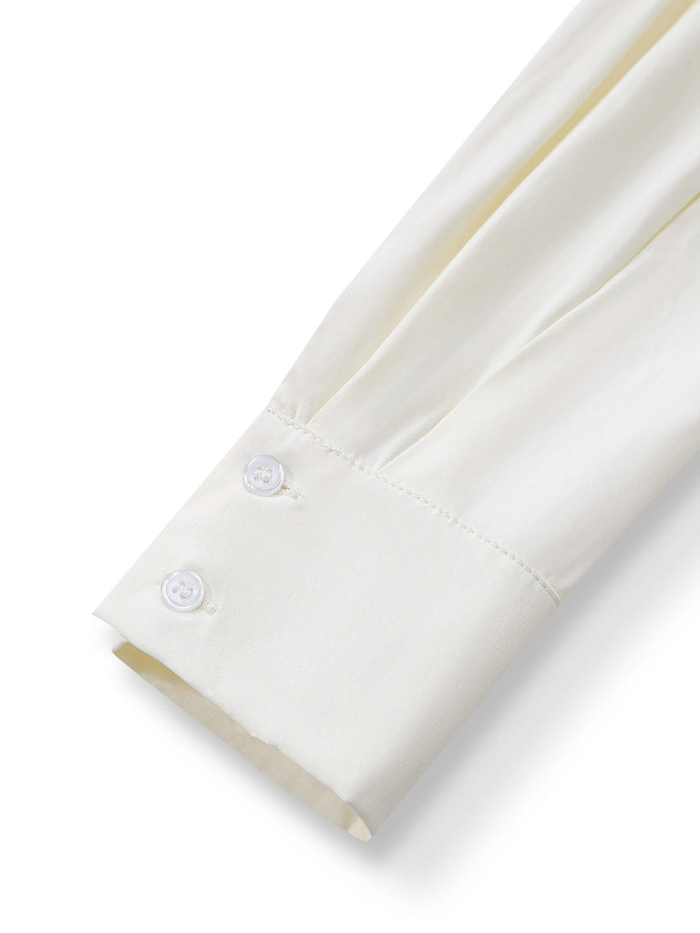 [Vorverkauf] 2PCS Braun 1940er Stricken Kunst-Zweiteilig Bluse & Karo Rock