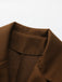 1940er Solide Kunstwolle Breite Revers Swing Mantel