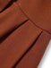 Braun 1950er Faux-Wolle Hooded Taste Mantel