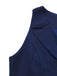 [Vorverkauf] Dunkelblau 1950er Solide Gekerbt Kragen Taste Weste