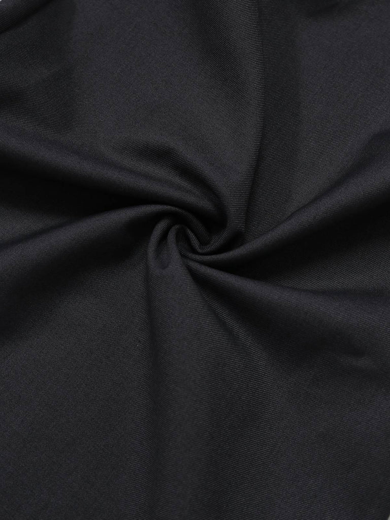 [Vorverkauf] Grau 1950er Falsch Zweiteilig Johnny Kragen Jumpsuit