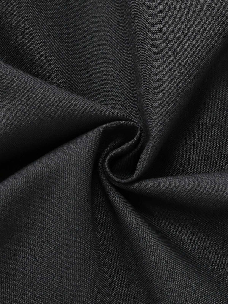 [Vorverkauf] Grau 1960er Bubikragen Spitze Falsch Zweiteilig Kleid