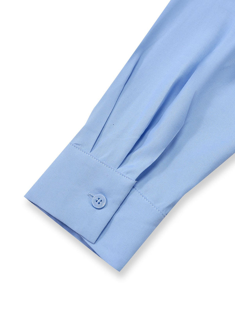 [Vorverkauf] Blau 1930er Bogen Schleife Gürtel Bleistift Kleid