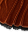 Braun 1940er Solide Revers Samt Schein Zweiteiler Kleid