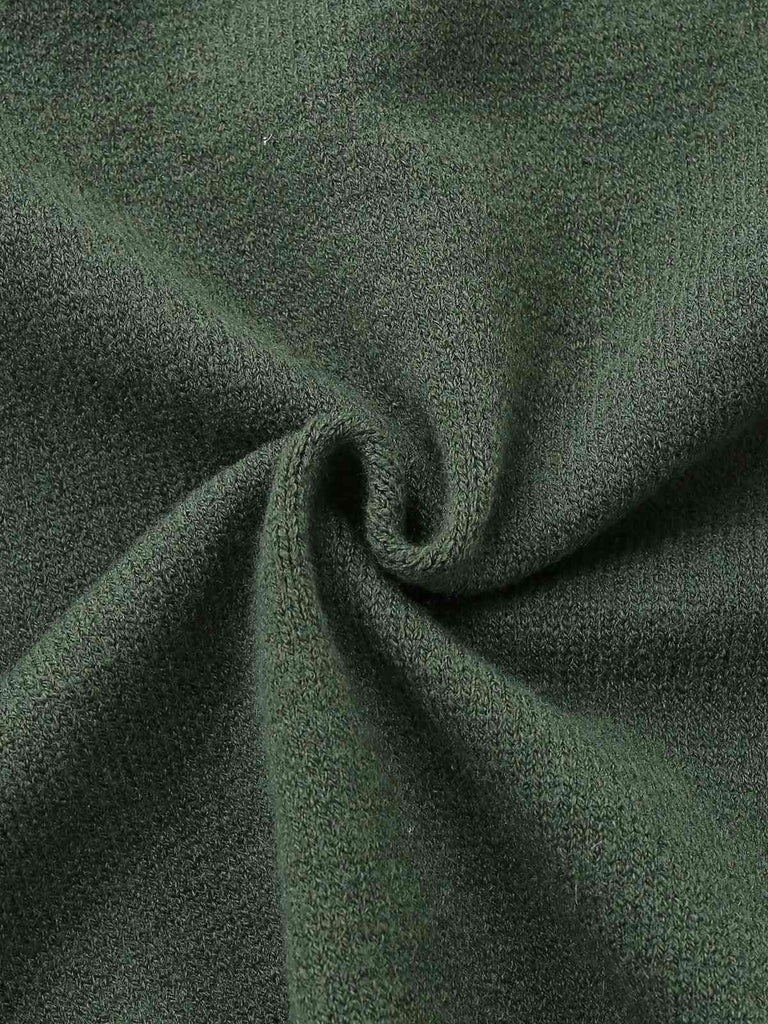 1980er Sonne Mond Bestickt Laternenärmel Stricken Cardigan