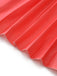 Mehrfarbiges 1930er Neckholder Gradient Plissiertes Maxikleid