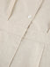 Beige 50er Romper mit Reverskragen und Pocketed