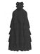 60er Swingkleid mit Neckholder und Rüschen