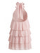 60er Swingkleid mit Neckholder und Rüschen