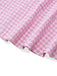 Rosa 50er Kleid mit Gingham und Puffärmeln