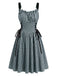 50er Kleid mit Hohe Taille und Schnürung