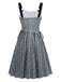 50er Kleid mit Hohe Taille und Schnürung