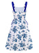 50er Kleid mit Hohe Taille und Schnürung