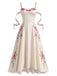 [Pre-Sale] White 1950s Floral Vintage Classic Top 2