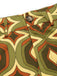 70er Schlaghose mit psychedelischem Print