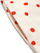 Creme & Rotes 50er Kleid mit Polka-Dots