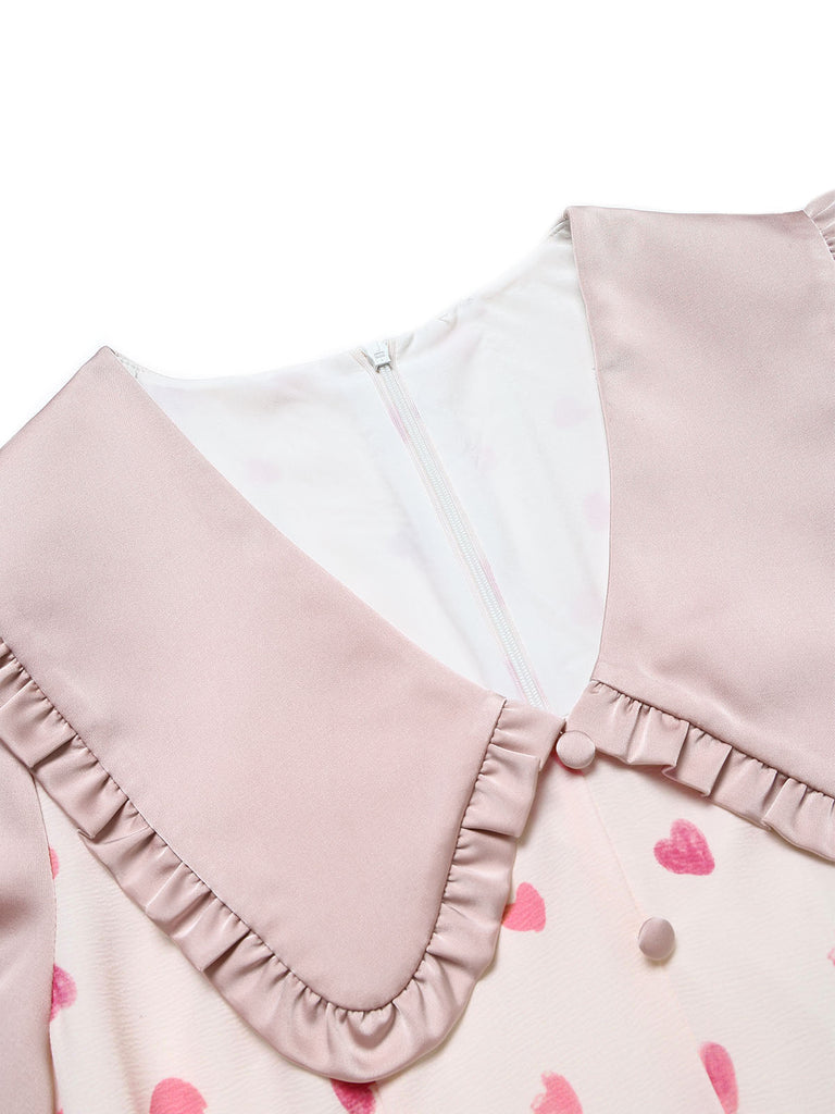 30er Meerjungfrauenkleid mit Blumen