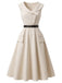 [Pre-Sale] Beige 1960s Vintage Classic Dress 3