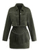 60er Jacke mit Reverskragen und Fransen