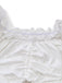 50er Kleid mit Eckiger Ausschnitt und Blumen