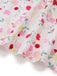 Weißes & Rosa 50er Midikleid mit Neckholder und Blumen