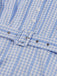 50er Swingkleid mit Streifen und Karo
