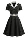 1950s Patchwork Vintage Classic Dress 2