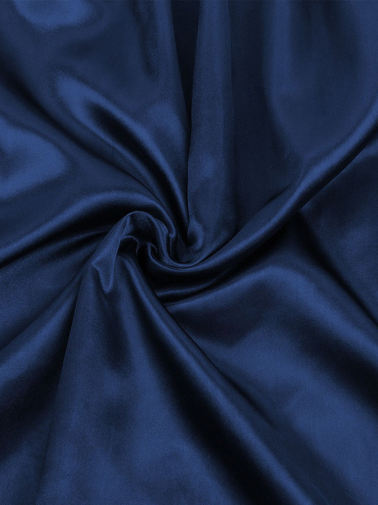 50er 3PCS Kleid mit Flatterärmel-Top und Satin-Schürze